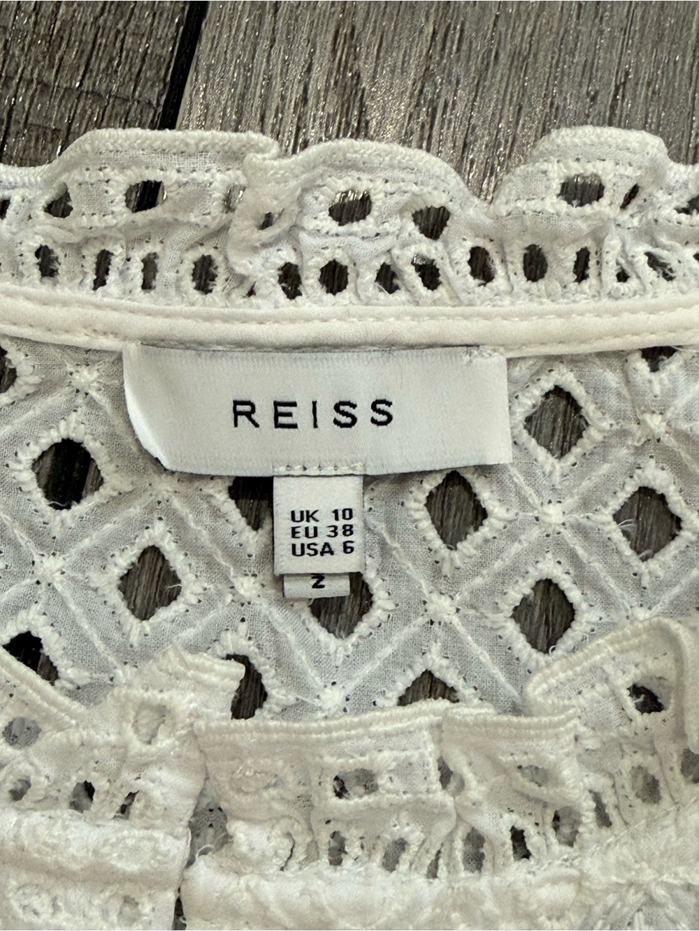 Reiss Yasmin Embroidered Top - Picture 5 of 15